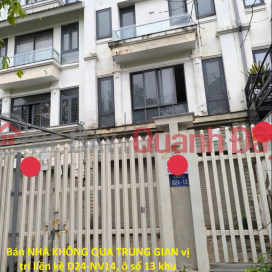 Bán NHÀ KHÔNG QUA TRUNG GIAN vị trí liền kề D24-NV14, ô số 13 khu Gleximco Lê Trọng Tấn, HN _0