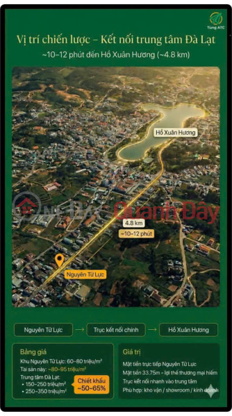 Cho thuê kho bĩa, mặt bằng kinh doanh mặt tiền 30m giá chỉ từ 36 triệu đường Nguyên Tử Lực Đà Lạt Lâm Đồng Niêm yết cho thuê