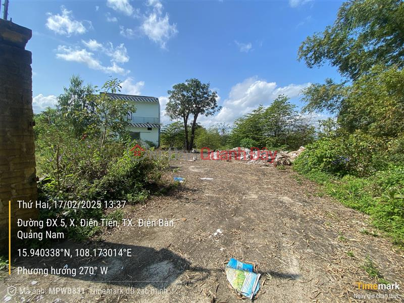 Land for sale in Hamlet 2, Thai Son, Dien Ban Bac Ward, Da Nang City. | Vietnam, Sales, đ 9 Billion