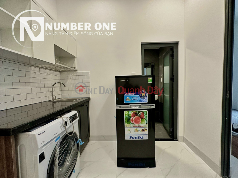 Fully furnished Mini apartment 40m2 (1 bedroom, separate kitchen and washing machine) _After Van Lang University Vietnam, Rental, ₫ 7 Million/ month