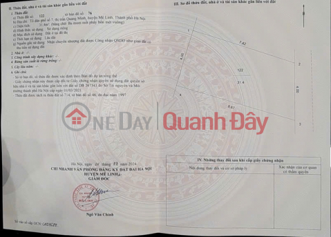 Đất tổ 7, Quang Minh, Mê Linh. Mặt đường Võ Văn Kiệt. Cạnh ngã tư Long Việt _0