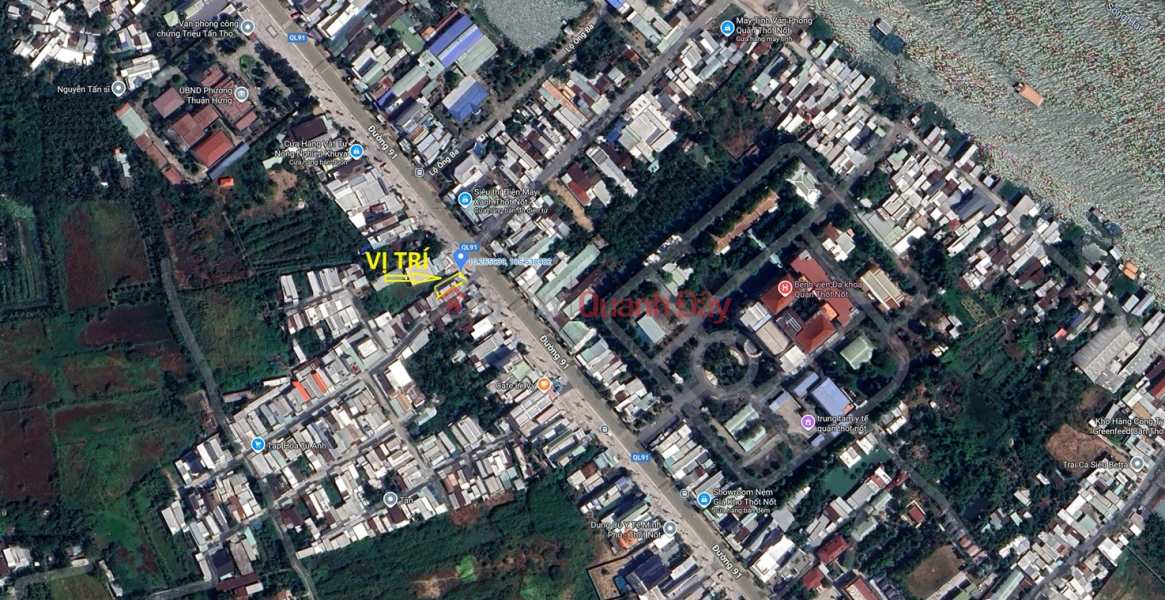 Bank auctions house on Highway 91, Phung Thanh 1 residential area, Thot Not, Can Tho, 206m2, free of deposit Sales Listings