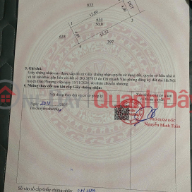 50.9m² of land in Trung Chau, Lien Minh, Hanoi. _0