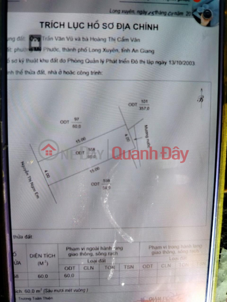 Property Search Vietnam | OneDay | Residential Sales Listings, Owner Needs to sell a lot in a nice location at Dong Thinh 6, My Phuoc Ward, Long Xuyen City, An Giang