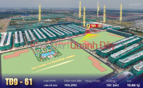 Căn góc TĐ9-61 phân khu Thời Đại Vinhomes Ocean Park 3 cam kết mua lại 135% hỗ trợ vay lãi suất 0% _0