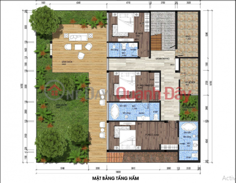 Bán biệt thự Đại Lải, Vĩnh Phúc - sổ đỏ lâu dài xây thô 300m2 view trực diện mặt hồ, có bể bơi _0