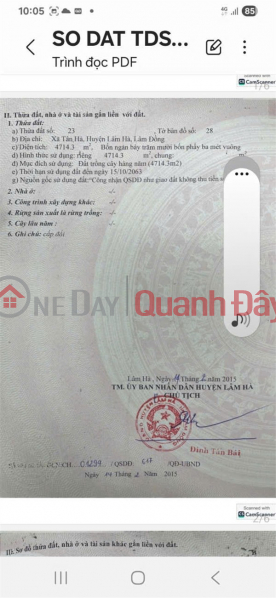 Property Search Vietnam | OneDay | Nhà ở, Niêm yết bán, HOT HOT ĐẤT ĐẸP – GIÁ TỐT – CHÍNH CHỦ BÁN ĐẤT Tại Xã Tân Hà, Huyện Lâm Hà, Lâm Đồng