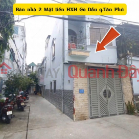 CỰC HIẾM-Bán nhà 2 Mặt tiền HXH Gò Dầu 56m², 1Lầu +ST - GẦN AEON _0