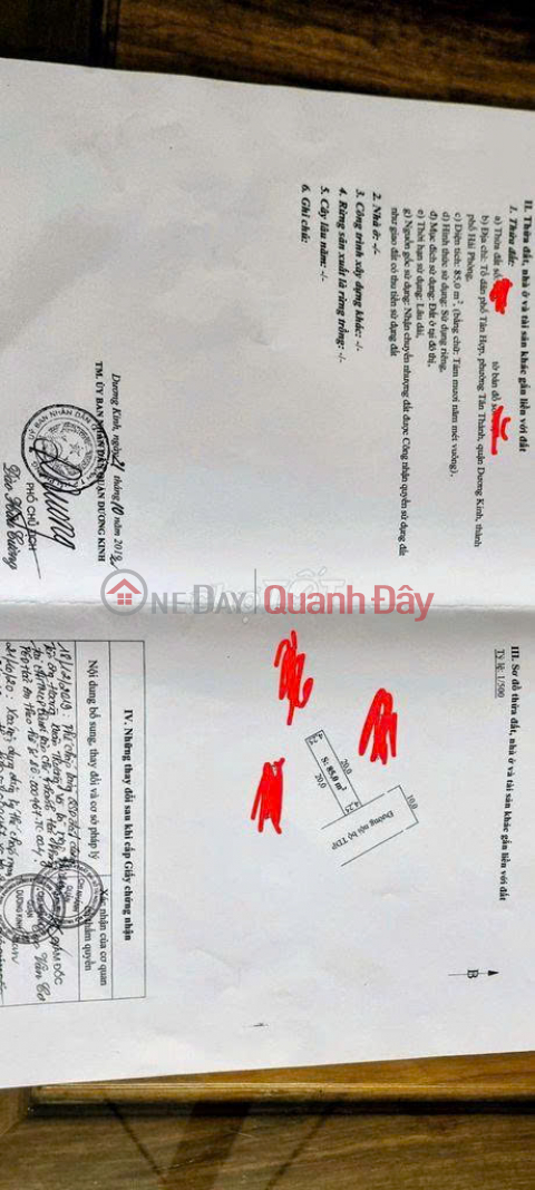 Bán lô đất 85m2 full thổ cư Thuộc Tổ Dân Phố Tân Hợp – Tân Thành – Dương Kinh – Hải Phòng. _0