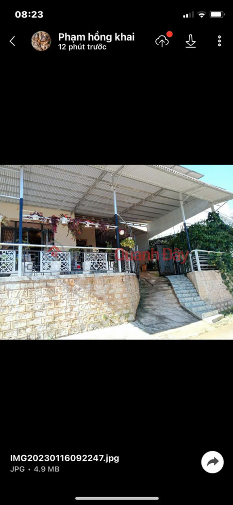 Bán nhà 522m2 Thị trán Dran Lâm Đồng view đẹp, nhà xây kiên cố _0