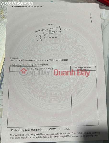 Property Search Vietnam | OneDay | Residential, Sales Listings Urgent sale of a beautiful plot of land in Tan An, Thu Dau Mot, Binh Duong, area 93.5m2, price 1.5 billion VND (negotiable).