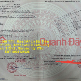BEAUTIFUL LAND - GOOD PRICE - URGENT SALE Potential Land Lot In Dong Thanh Commune, Lam Ha, Lam Dong _0