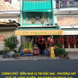 CHÍNH CHỦ - BÁN NHÀ VỊ TRÍ ĐẮC ĐỊA - PHƯỜNG MỸ QUÝ, TP. LONG XUYÊN, AN GIANG Chỉ Nhỉnh 7 tỷ _0