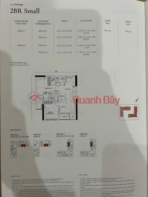 SHOCKING PRICE - 2-bedroom apartment in P2 LUMI Hanoi building with aurora pool view_4.2 billion VND _0