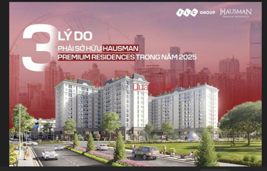 đ 6 Billion | FOR SALE DIPLOMATIC APARTMENTS AT VERY GOOD PRICE Hausman Premium Residences Apartment