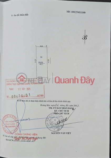 Land for sale on the main road with 02 frontages on Nguyen Duc Canh street for 15 billion (No intermediaries) Sales Listings