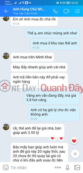 Bán nhà Đông Thiên ngõ thông kinh doanh nhỏ 32m 5 tầng giá 3 tỷ hơn Niêm yết bán