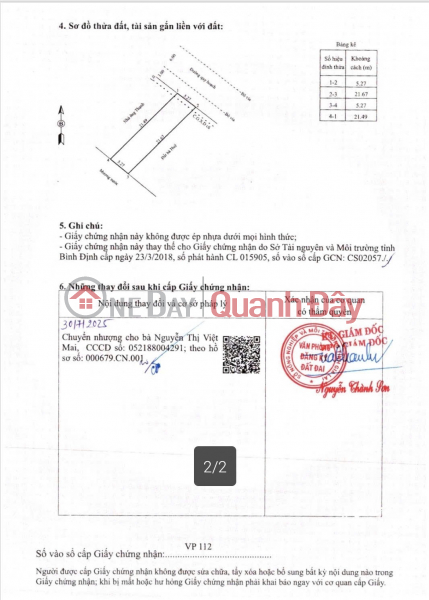 BÁN ĐẤT KHU MỚI PHÂN VIỆN SỐT RÉT - QUY NHƠN BẮC -GIA LAI | Việt Nam, Bán | đ 2,85 tỷ