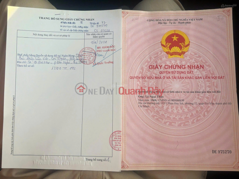 Hàng hiếm chính chủ! Đất mặt tiền Tỉnh lộ 5 gần cao tốc. Sẵn sổ- Giá mềm chỉ 8,6 tỷ, sinh lời cao Niêm yết bán