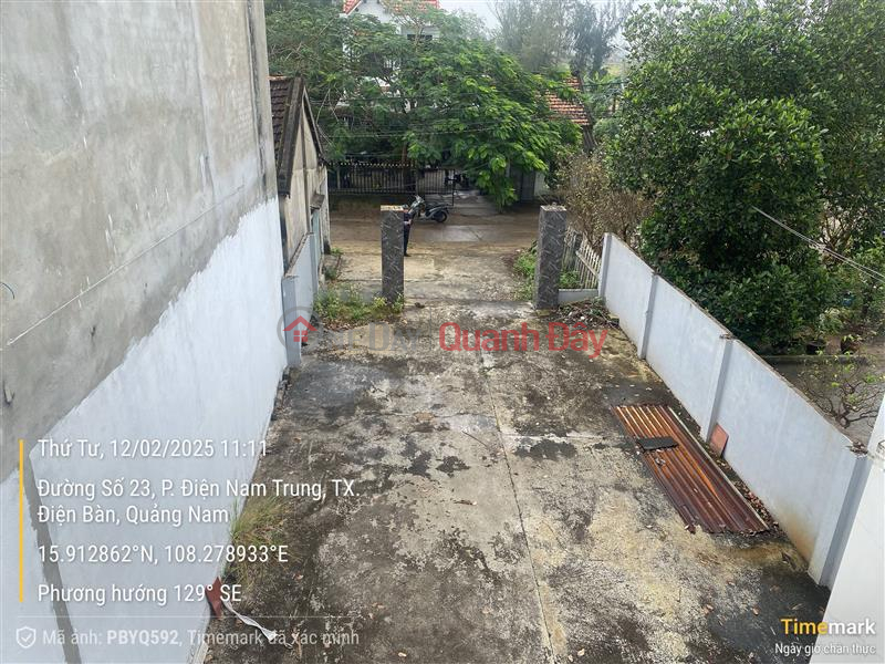 Beautiful square land for sale on road 23, Dien Nam Trung, Dien Ban, Quang Nam. Vietnam Sales, đ 3.4 Billion