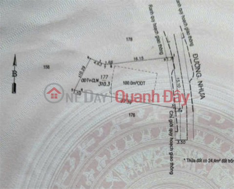 Land for sale on Nguyen An Ninh Street, Di An Ward, Binh Duong Province, near schools, markets, and the train station. _0