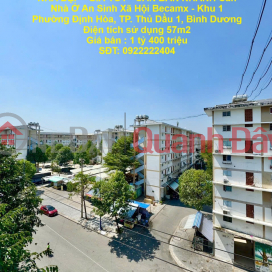 NHÀ ĐẸP - GIÁ TỐT - CẦN BÁN NHANH Căn Nhà Ở An Sinh Xã Hội Becamx - Khu 1 Định Hòa, Thủ Dầu Một _0