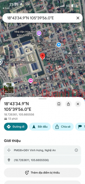 ĐẤT ĐẸP – GIÁ ĐẦU TƯ – CHÍNH CHỦ CẦN BÁN LÔ ĐẤT TẠI X. Nghi Kim, TP. Vinh, T. Nghệ An Việt Nam, Bán, đ 2,75 tỷ