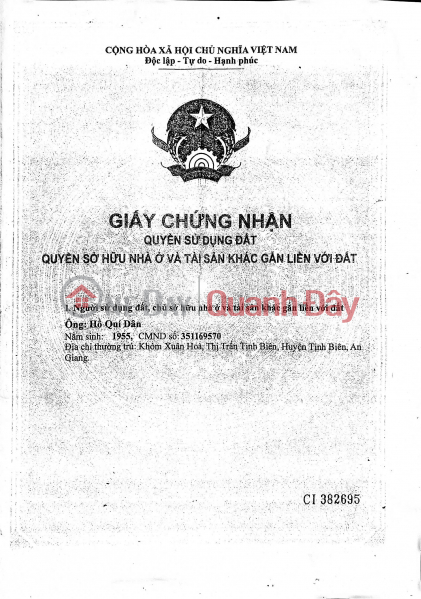 Property Search Vietnam | OneDay | Residential, Sales Listings, House for sale on National Highway 91, Tinh Bien town, Tinh Bien ward, An Giang