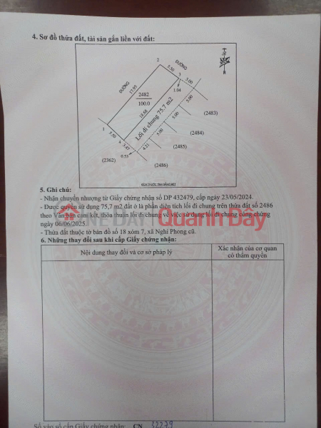 HOT HOT - CẦN BÁN LÔ ĐẤT MẶT TIỀN VỊ TRÍ ĐẸP TẠI Xã Nghi Phong - TP Vinh - Nghệ An Niêm yết bán