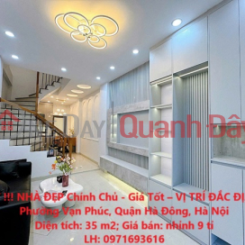 HOT !!! NHÀ ĐẸP Chính Chủ - Giá Tốt – VỊ TRÍ ĐẮC ĐỊA Tại Phường Vạn Phúc, Quận Hà Đông, Hà Nội _0