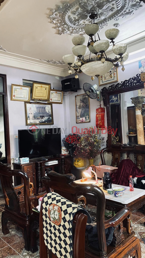 House for sale in Giai Phong subdivision, 53m2, 5 floors, 6.4m frontage, price 12.8 billion, car, sidewalk _0