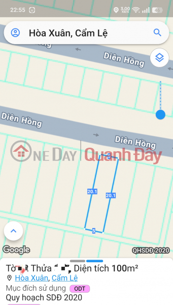 GIÁ TỐT CHỈ 5,7 TỶ - LÔ ĐẤT MẶT TIỀN ĐƯỜNG 33M, KĐT SINH THÁI HÒA XUÂN. Niêm yết bán