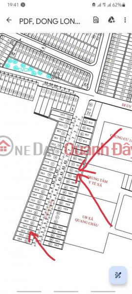 Owner selling auctioned land plot in Dong Van Quang Chau area, Dong Nho, area 104m², frontage 6.5m. Sales Listings