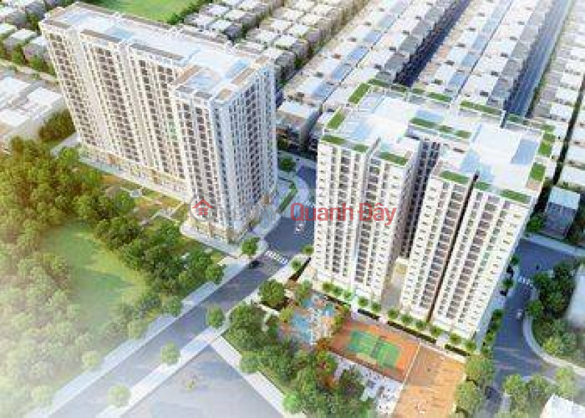 61m2 Stown Tham Luong apartment 02PN - District 12, high floor, outside view Sales Listings