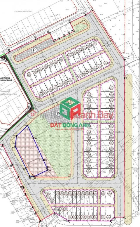 Land for sale at auction in Duc Tu, Dong Anh - 90m - MT 6m - Nice infrastructure - Price 4x _0