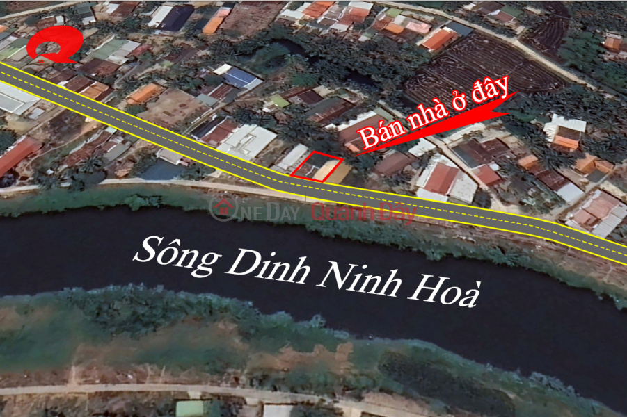 Bán nhà view sông Dinh ninh hoà , Nam Vân Phong ngang 12m cực đẹp Niêm yết bán