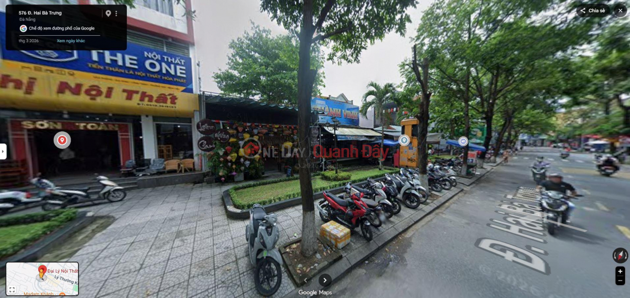 BÁN 564,6 M2 ĐẤT MẶT TIỀN ĐƯỜNG HAI BÀ TRƯNG – PHƯỜNG HỘI AN – LH:0915437069. Niêm yết bán