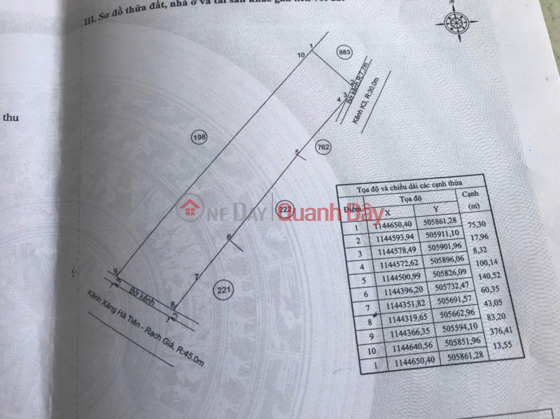 Selling 30,000m2 of Land with Available Industrial Shrimp Farming Square - 1 Prefabricated Bird's Nest House in Ha Tien City, Vietnam, Sales | đ 4.2 Billion