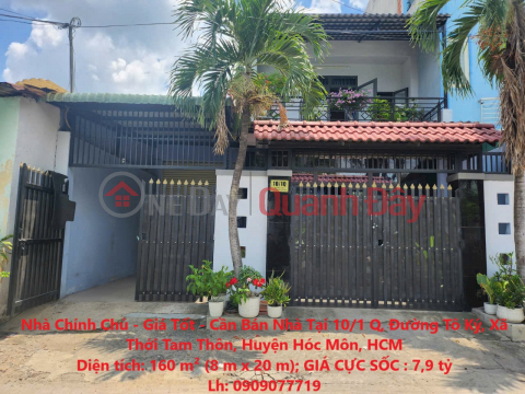 Owner House - Good Price - House for Sale at 10\/1 Q, To Ky Street, Thoi Tam Thon Commune, Hoc Mon District, HCM _0