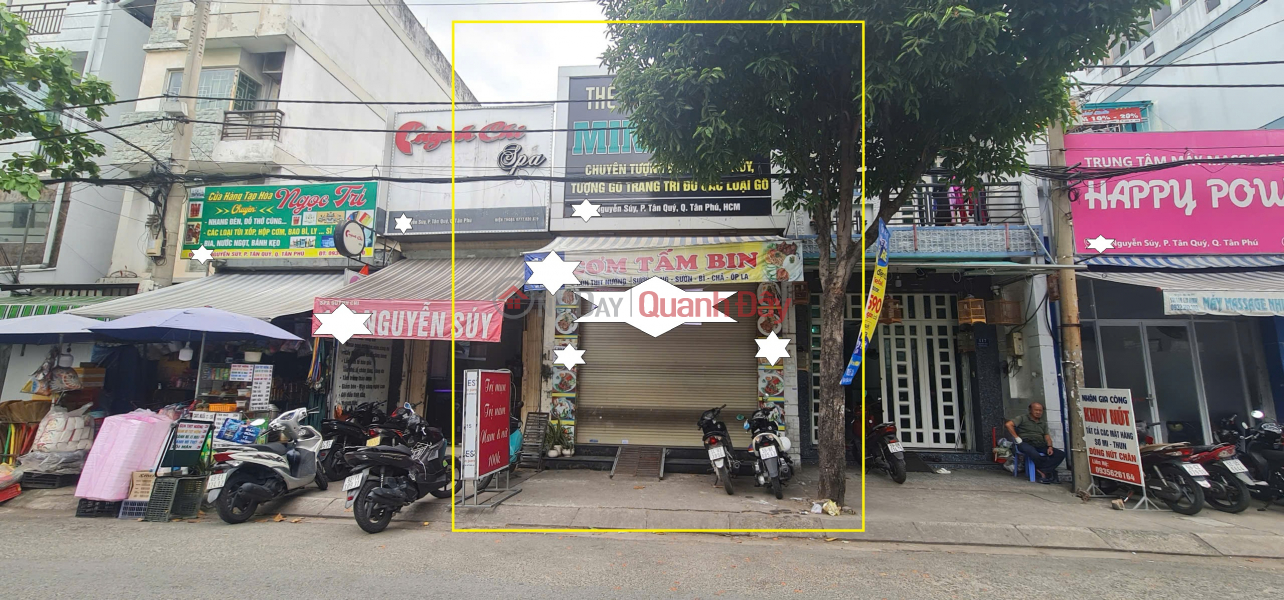 HIẾM-Bán nhà mặt tiền chợ Tân Hương 80m²-DÒNG TIỀN 15TRIỆU/THÁNG Niêm yết bán
