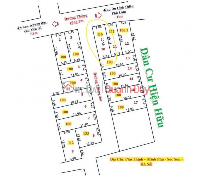 ĐẤT ĐẸP - GIÁ TỐT - Bán Nhanh Lô Đất Full thổ cư tại huyện Sóc Sơn, Hà Nội Niêm yết bán