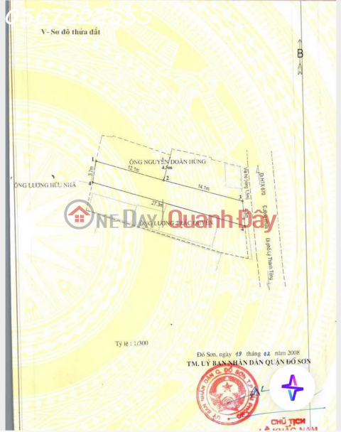 Bán đất mặt đường Hoàng Kim Giao, Hải Sơn, Đồ Sơn - Vị trí không ngập lụt - ZALO 0567 222 555 _0