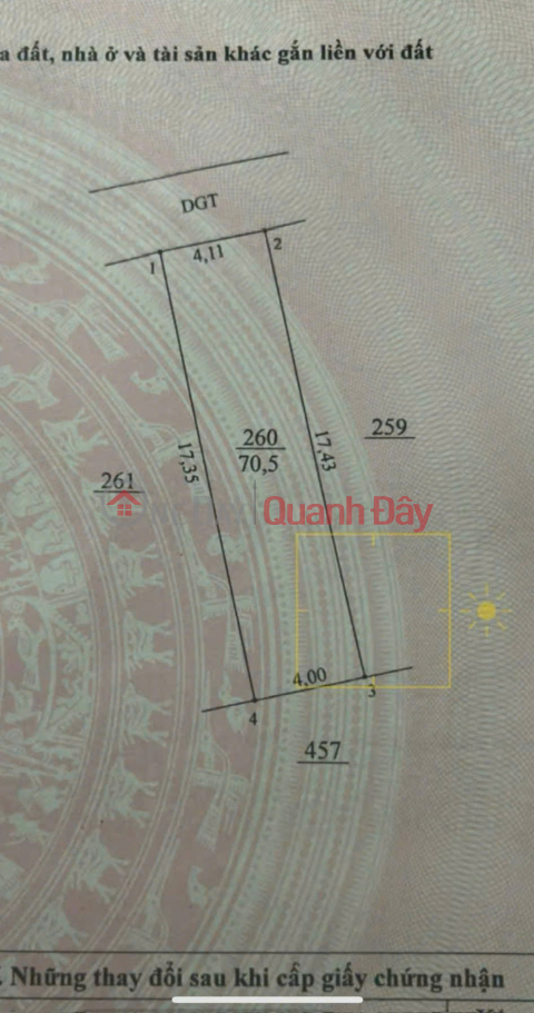 BÁN 70M THỌ XUÂN _ LIÊN MINH (MỚI) _ HÀ NỘI _0