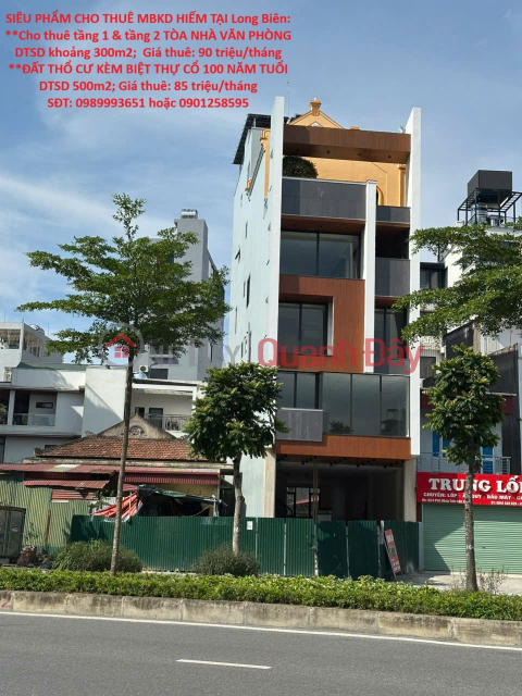 A rare and prime commercial space for rent in Long Bien – 25m frontage on Nguyen The Ruc Street (Hong Tien Extension) _0