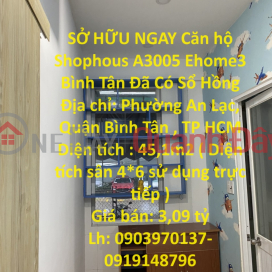 OWN NOW Shophouse Apartment A3005 Ehome3 Binh Tan Already Has Pink Book _0