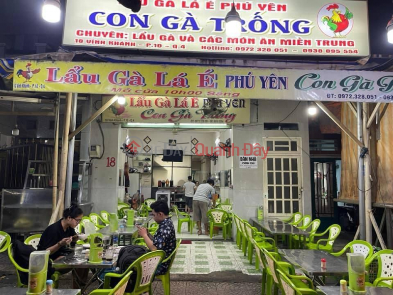 CHÍNH CHỦ CẦN BÁN Nhanh Mặt Bằng Kinh Doanh Hoặc Cho Thuê Lại Với Giá Cao Vị Trí Tại Quận 4, TP HCM Niêm yết bán