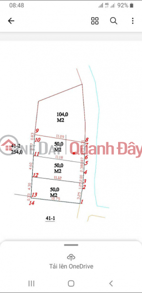 Need to sell 50 m2 of land in Dong Mai ward - Ha Dong Sales Listings