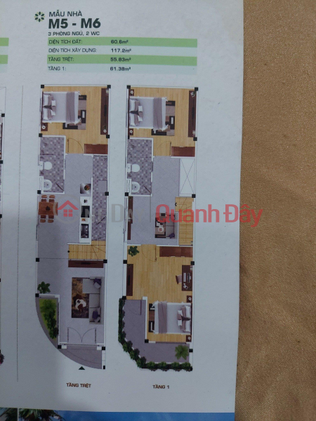 Owner Needs To Sell House With 3 Fronts Of Taka Garden Riverside Project In Tan An City, Vietnam | Sales, đ 2.5 Billion