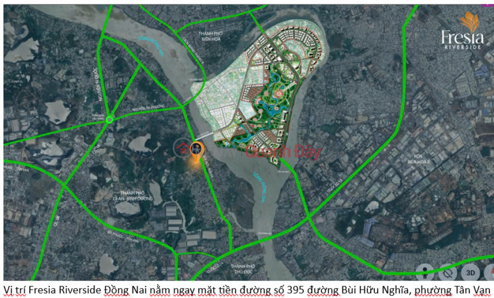 Rổ hàng 30 xuất nội bộ, chính sách CĐT gía F0 căn hộ Fresia Riverside Tân Vạn - Biên Hòa, Việt Nam, Bán | đ 1,75 tỷ