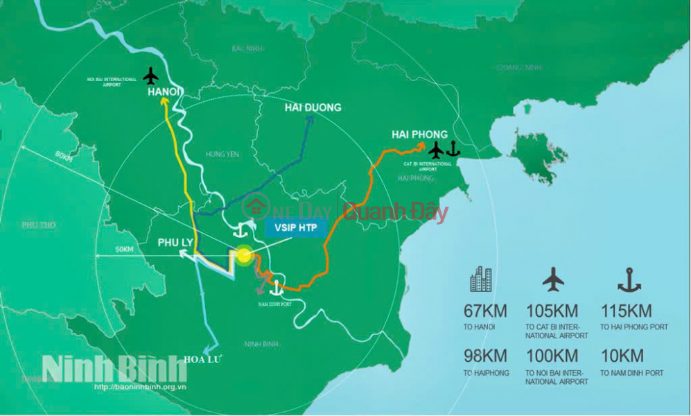 GIÁ TỐT- CẦN BÁN NHANH LÔ ĐẤT ĐẦU TƯ SINH LỜI khu công nghệ cao huyện Lý Nhân Hà Nam tỉnh Ninh Bình, Việt Nam | Bán, đ 2,85 tỷ
